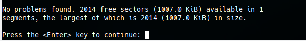 Partition Verify